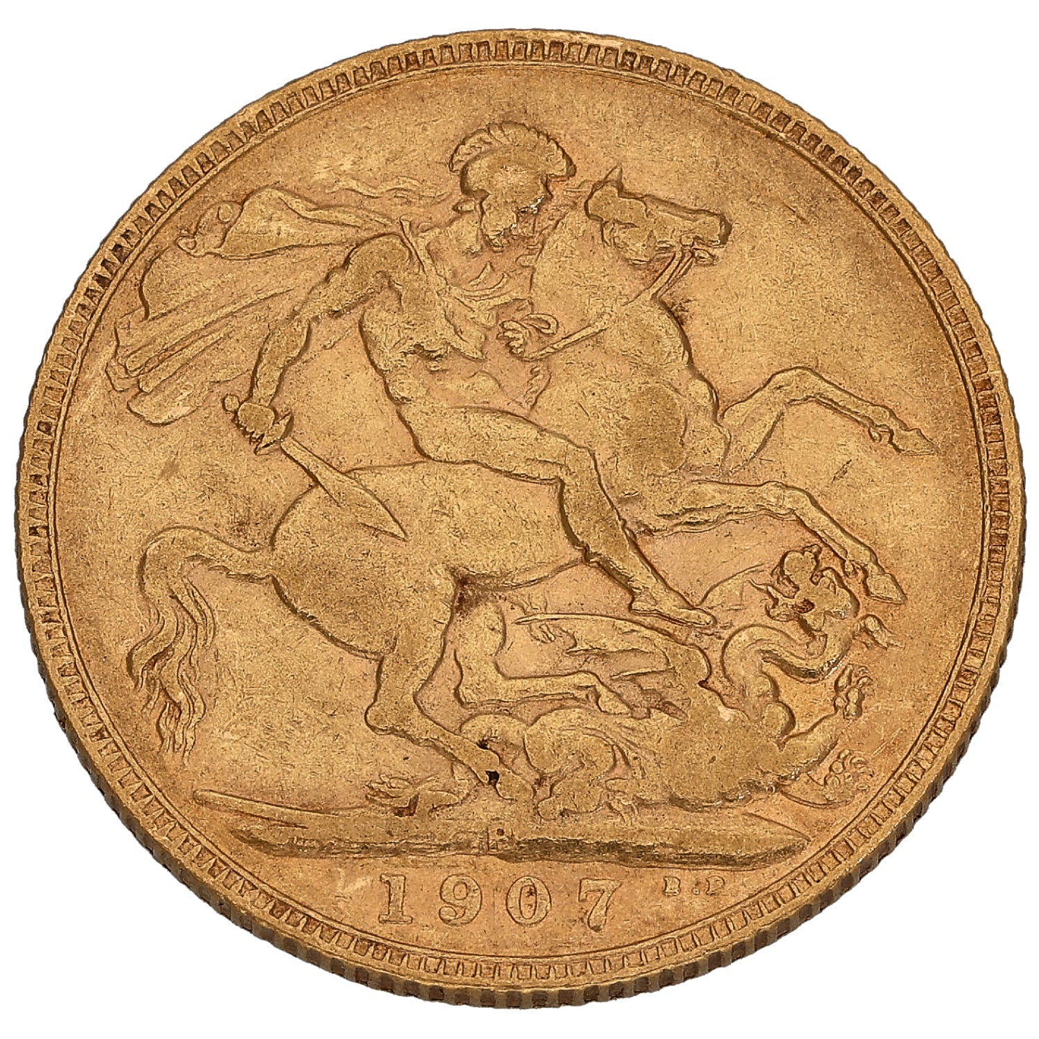 22ct Gold King Edward VII Full Sovereign Coin 1907 | H&T