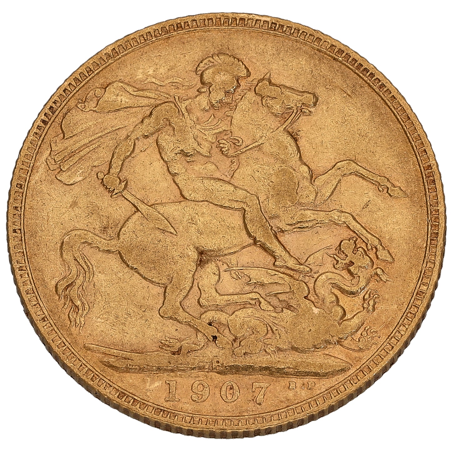 22ct Gold King Edward VII Full Sovereign Coin 1907
