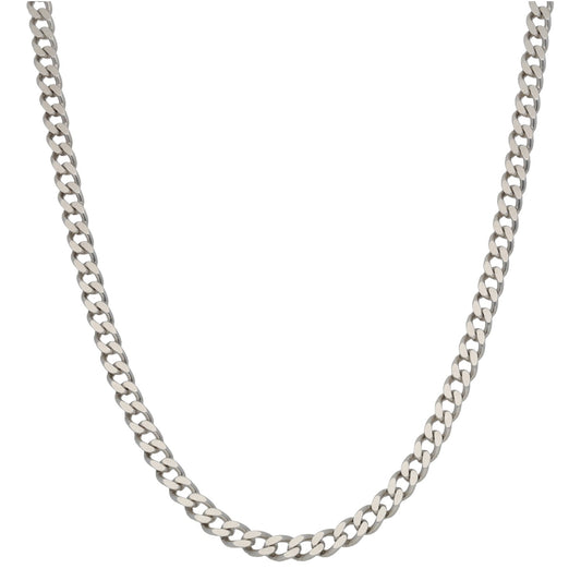 Sterling Silver Curb Chain 24"