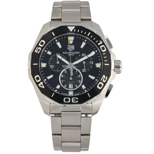 Tag Heuer Aquaracer CAY111A 43mm Stainless Steel Watch