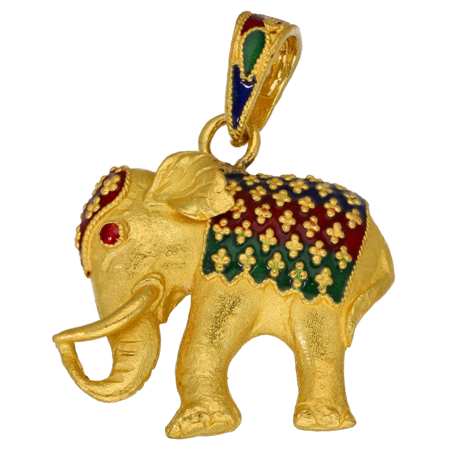 22ct Gold Elephant Pendant