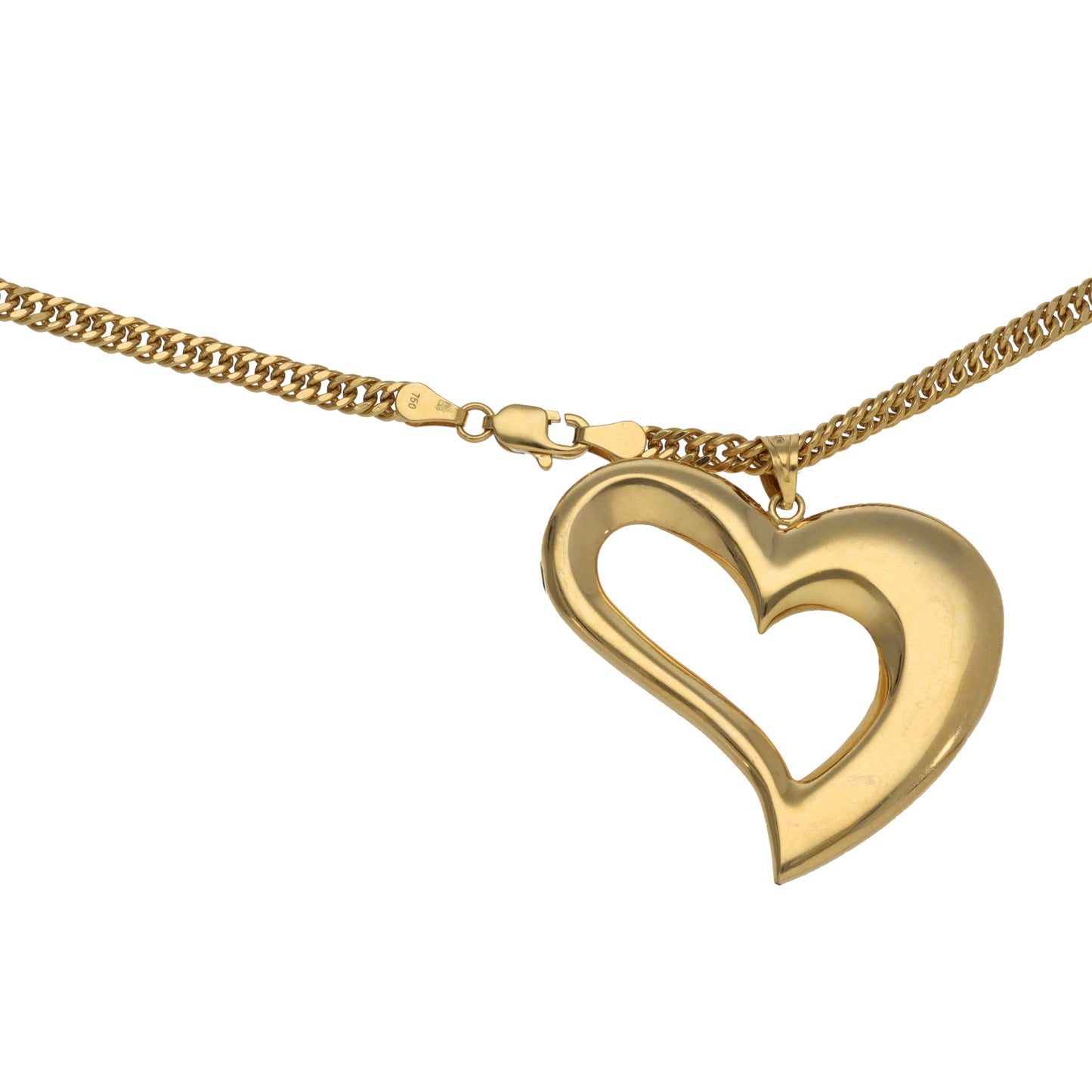 18ct Gold Heart Pendant