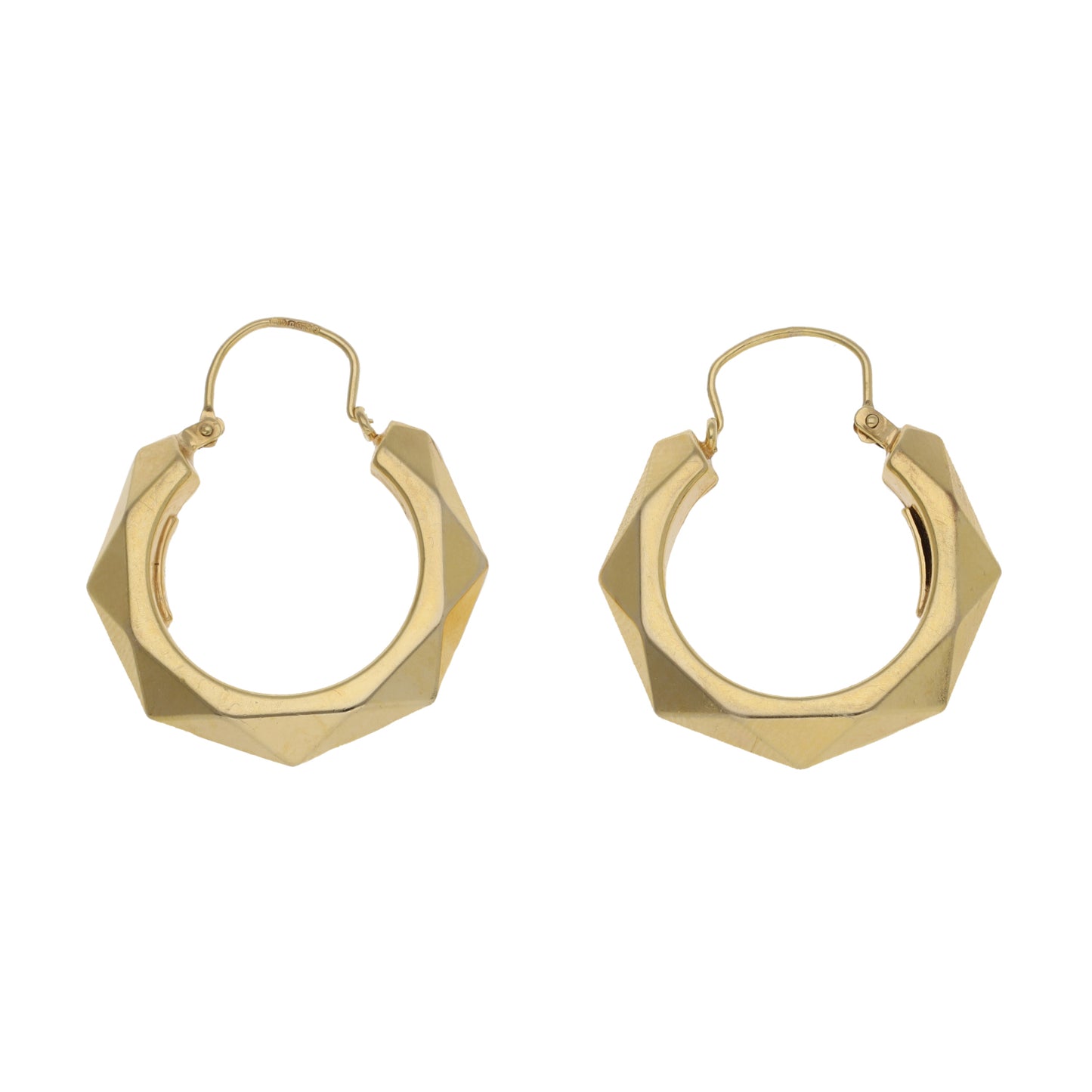 9ct Gold Creole Earrings