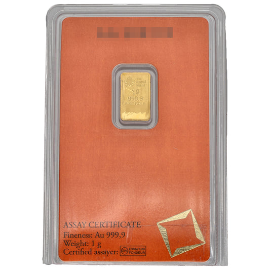 24ct 1g Gold Bar