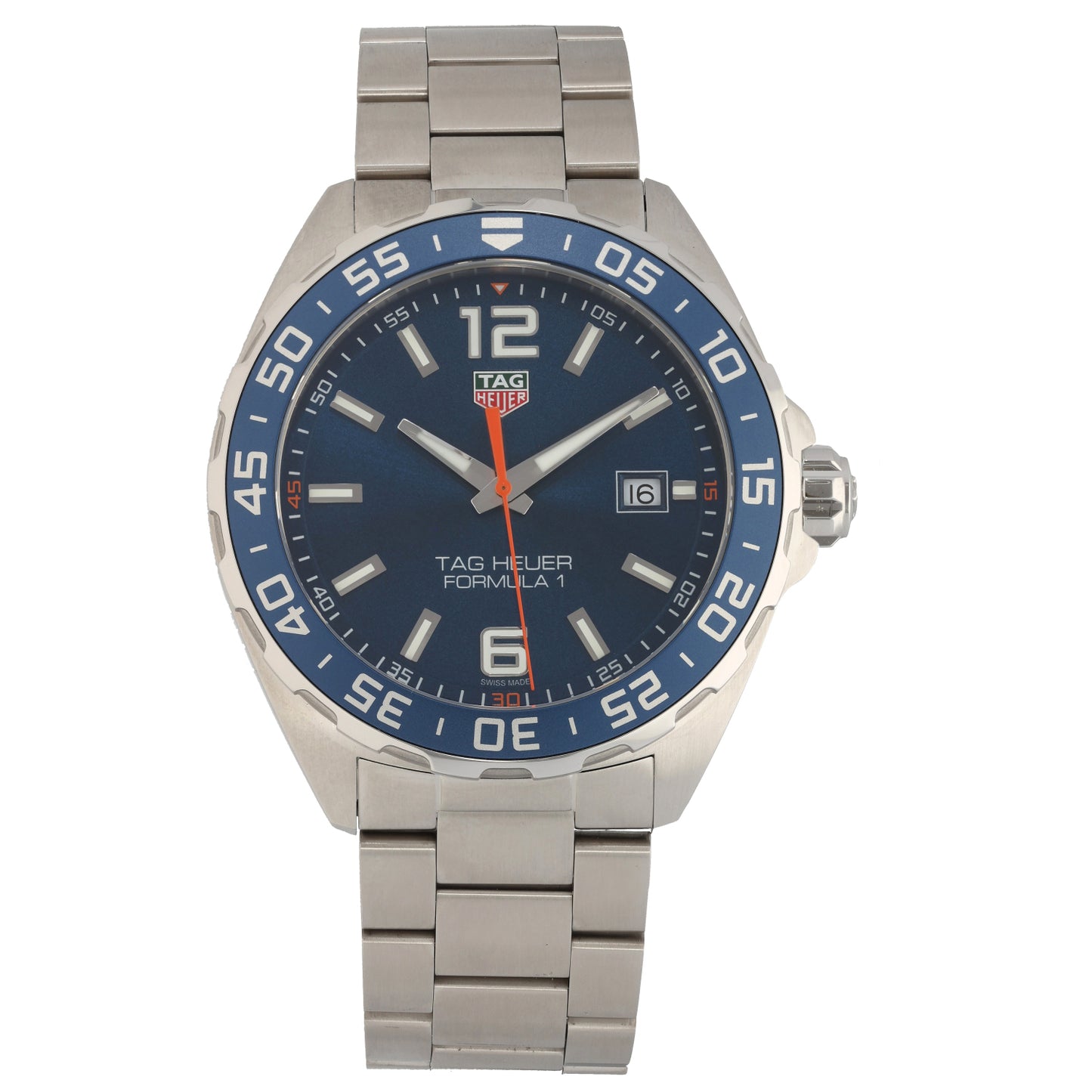 Tag Heuer Formula 1 WAZ1010 43mm Stainless Steel Watch