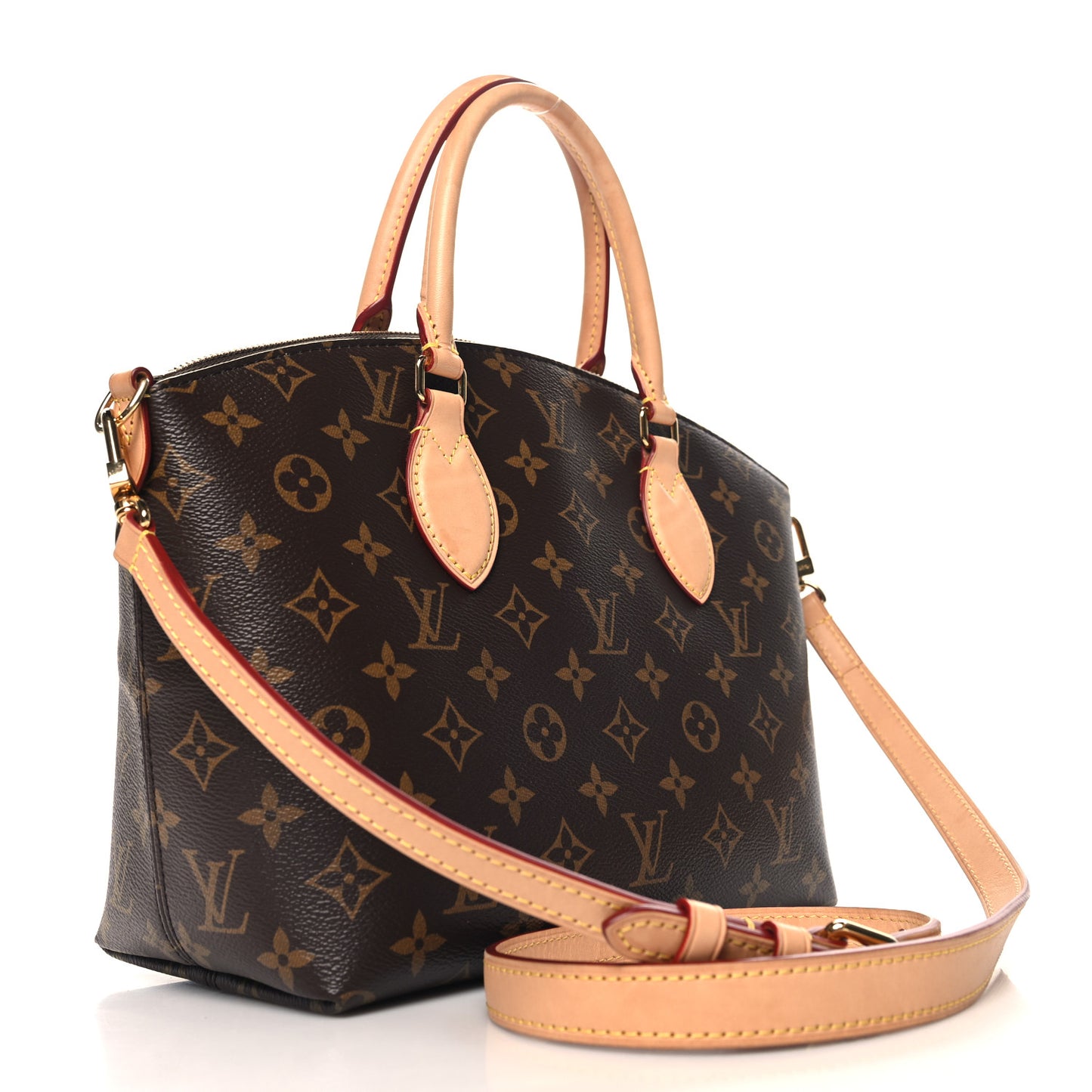 Louis Vuitton Boétie Monogram Coated Canvas Bag - Brown
