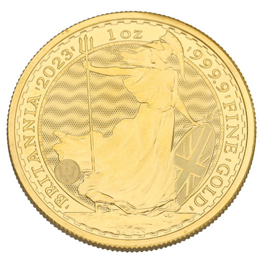 24ct Gold King George III 1 OZ Britannia Coin 2023