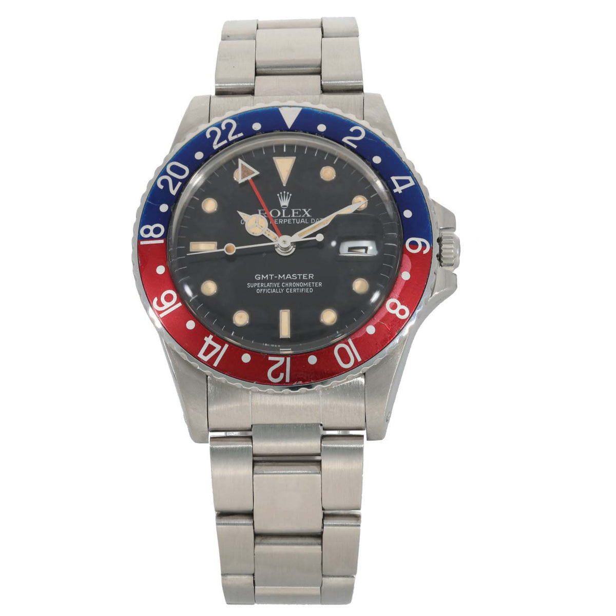 Rolex GMT Master 16750 40mm Stainless Steel Watch