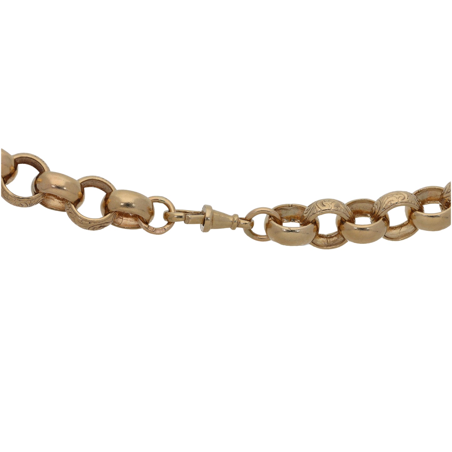 9ct Gold Belcher Chain 28"