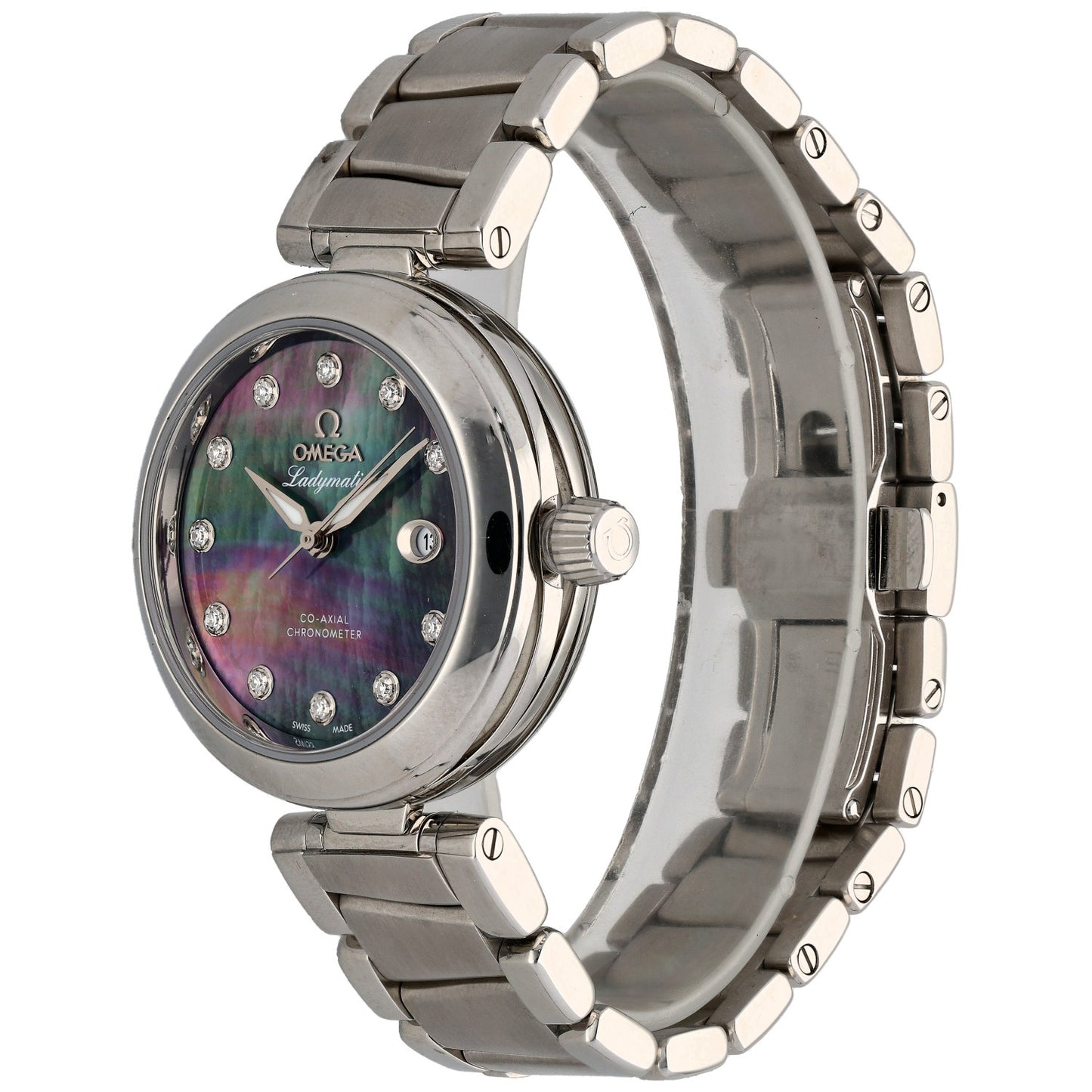Omega De Ville Ladymatic 425.30.34.20.57.004 34mm Stainless Steel Watch