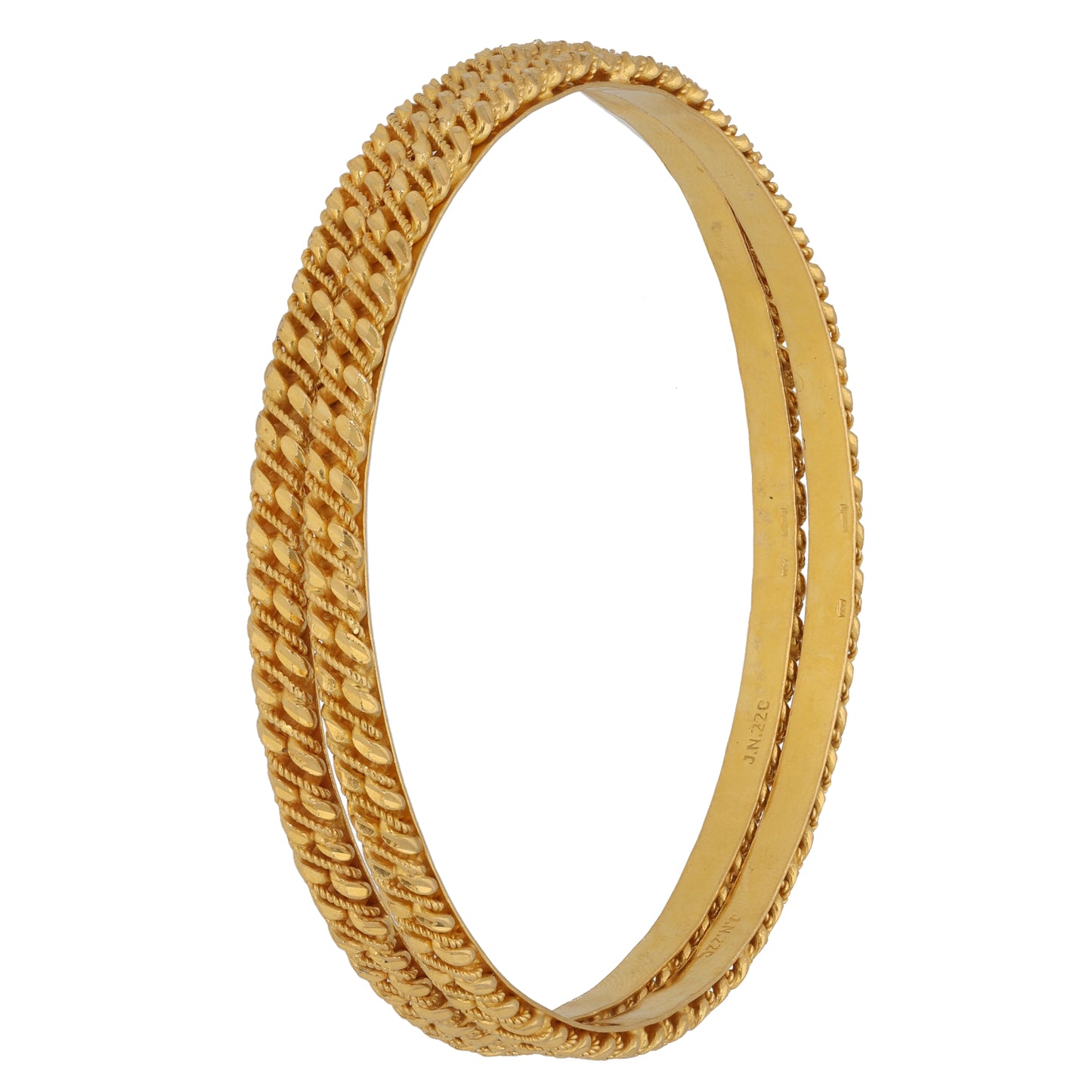 22ct Gold Set of 2 Bangles