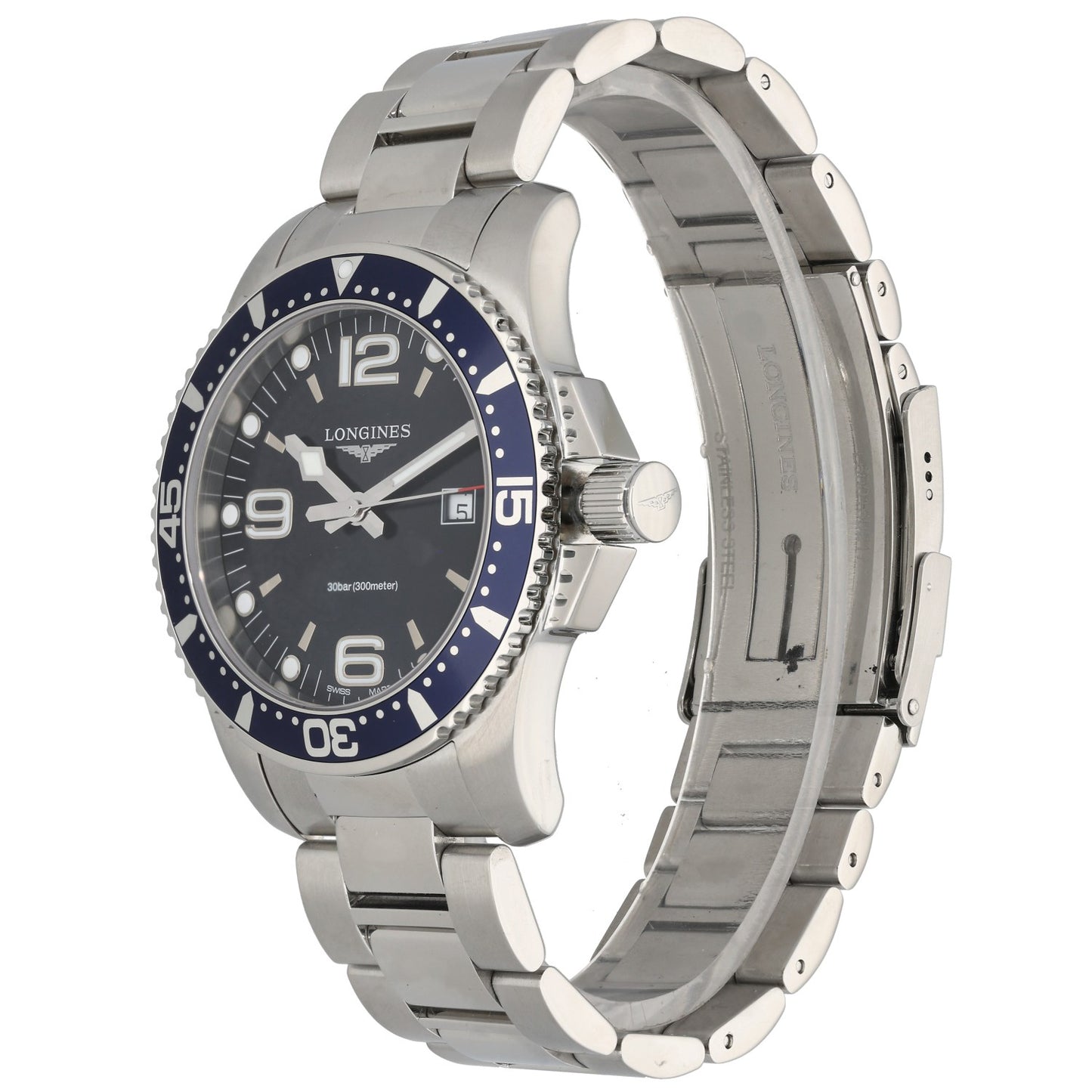 Longines Conquest L3.840.4 44mm Stainless Steel Watch