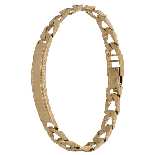 9ct Gold ID Bracelet