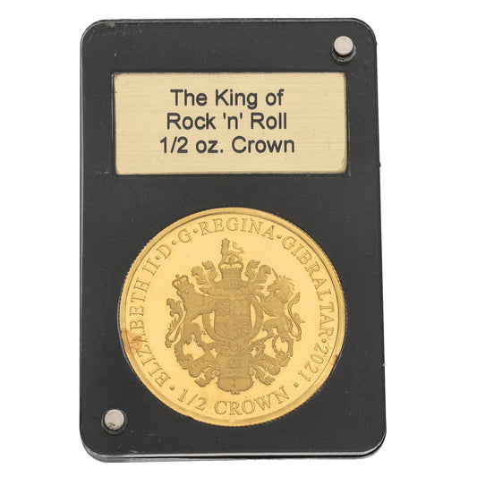 22ct Gold The King Of Rock n Roll 1/2 OZ Coin 2021