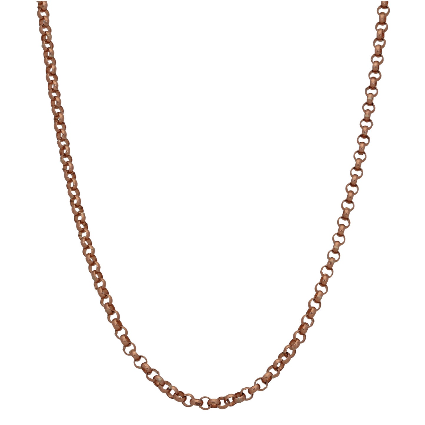 9ct Rose Gold Belcher Chain 26"