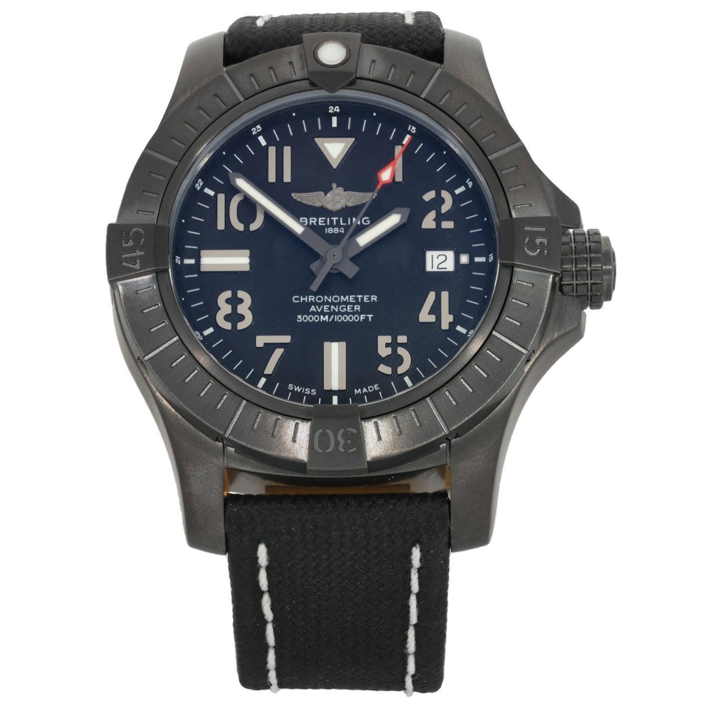 Breitling Avenger Seawolf Night Mission V17319 45mm Titanium Watch