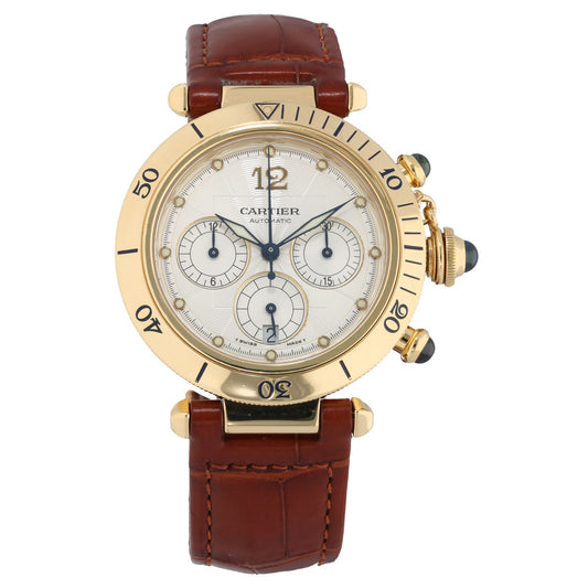 Cartier Pasha W3014051 38mm Gold Watch