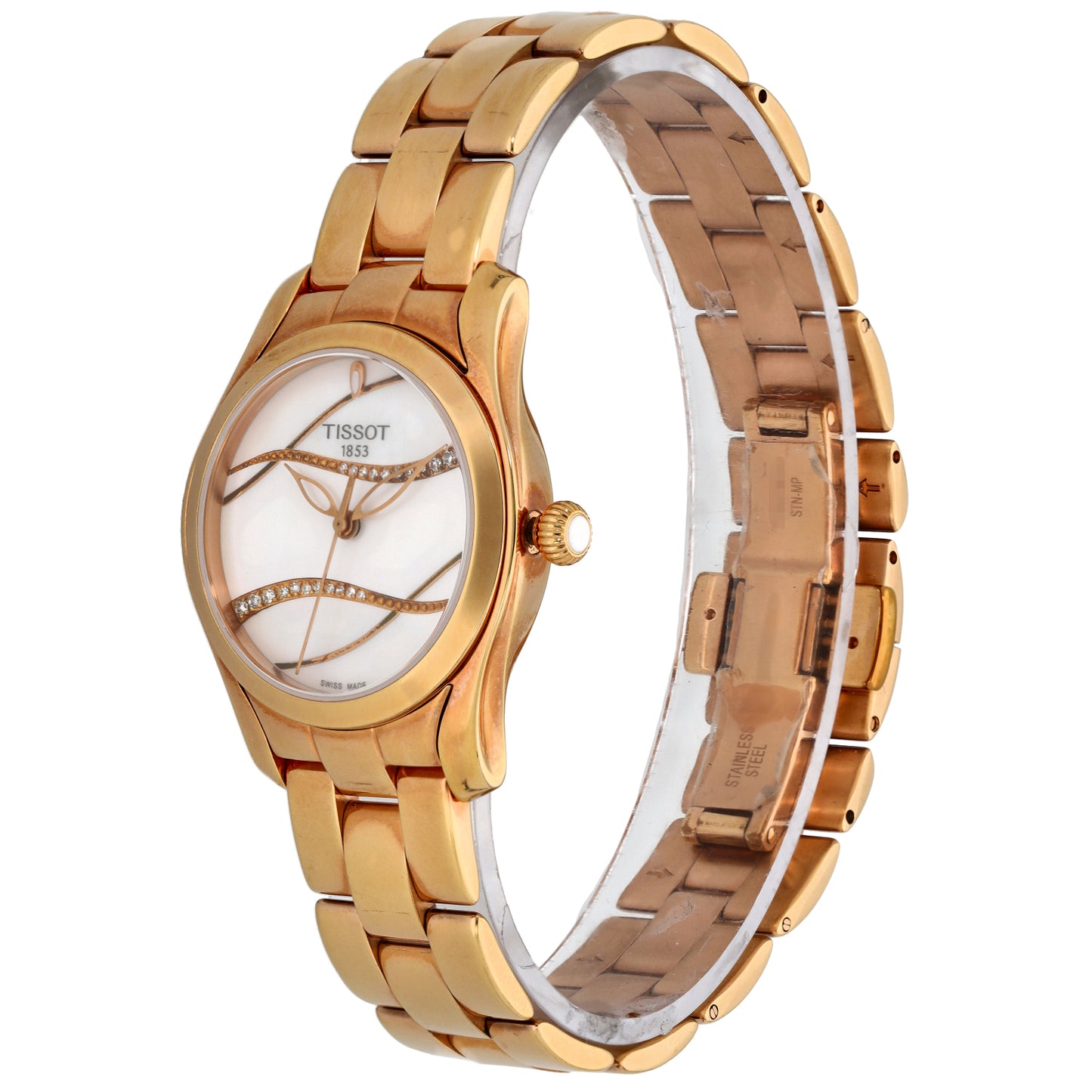 Tissot T-Wave T112210 B 30mm Gold Plated Watch