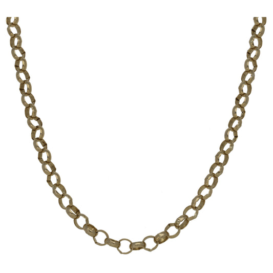 9ct Gold Belcher Chain 28"