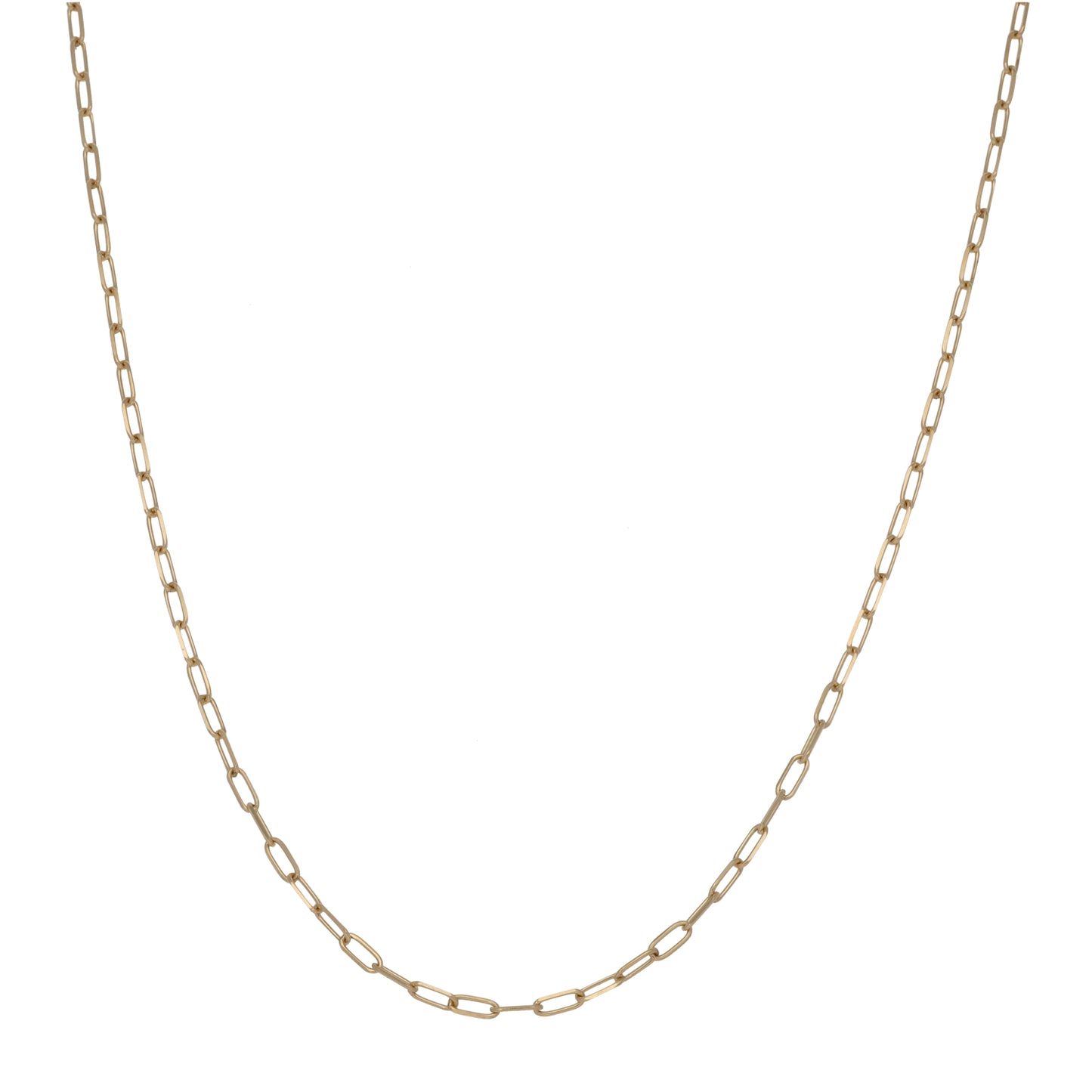 14ct Gold Curb Chain 18"