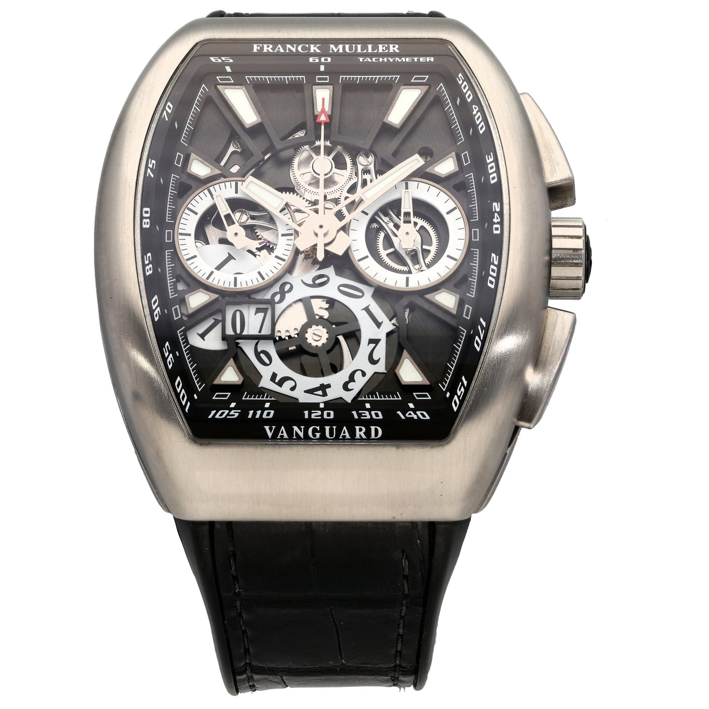 Franck Muller Vanguard V45 CC GD SQT AC BR NR 44mm Stainless Steel Watch
