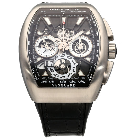 Franck Muller Vanguard V45 CC GD SQT AC BR NR 44mm Stainless Steel Watch