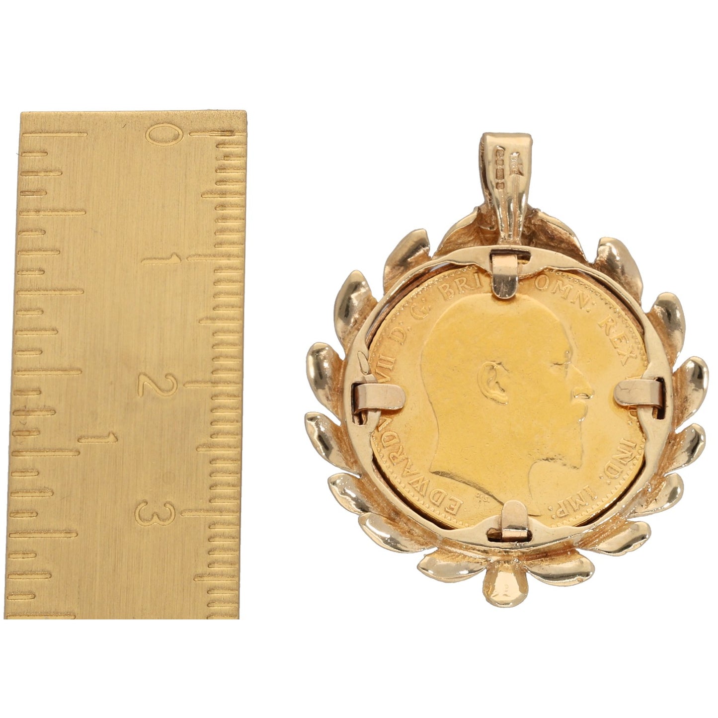 9ct Gold Full Sovereign Coin Pendant