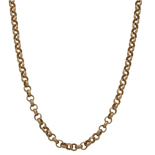 9ct Gold Belcher Chain 24"