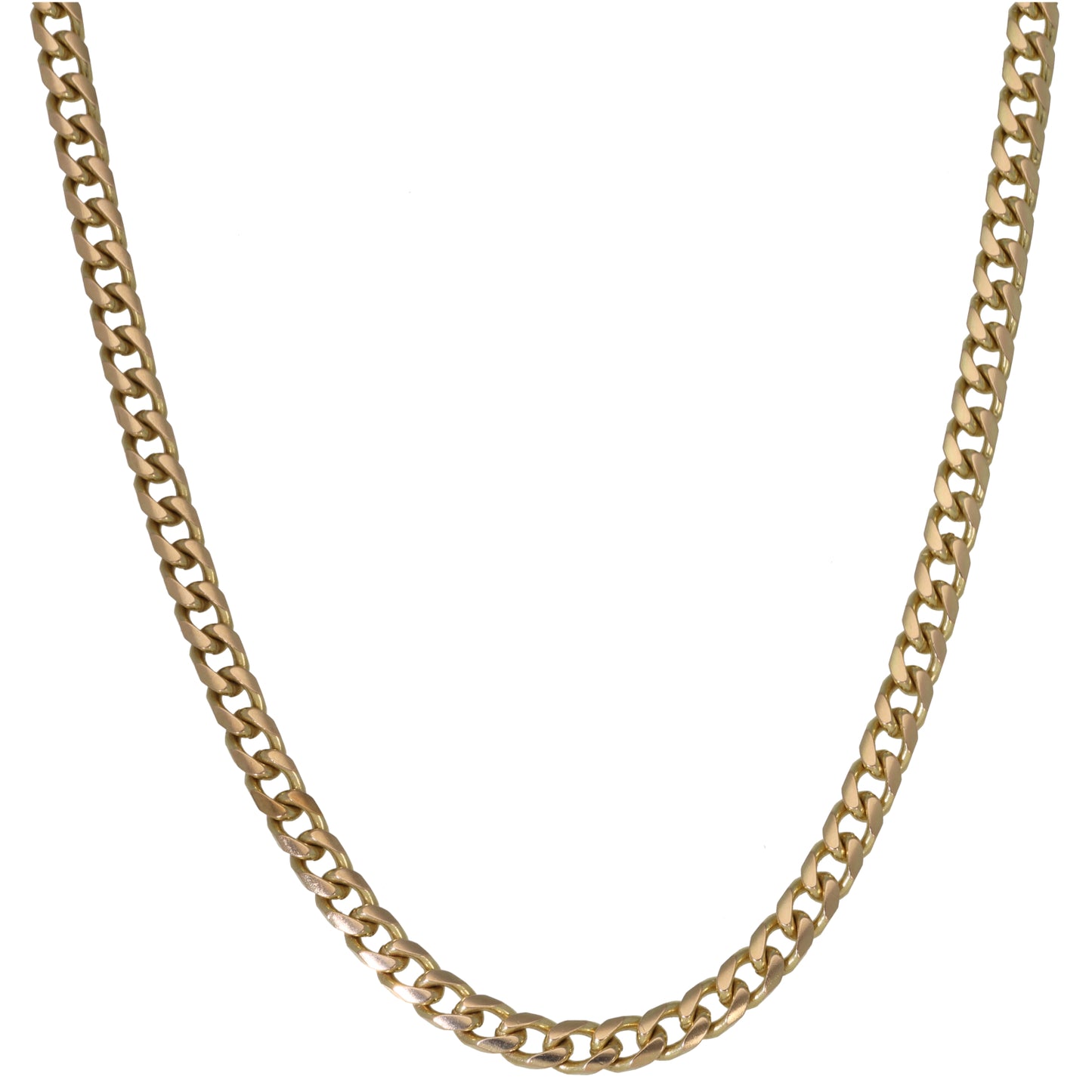 9ct Gold Curb Chain 18"