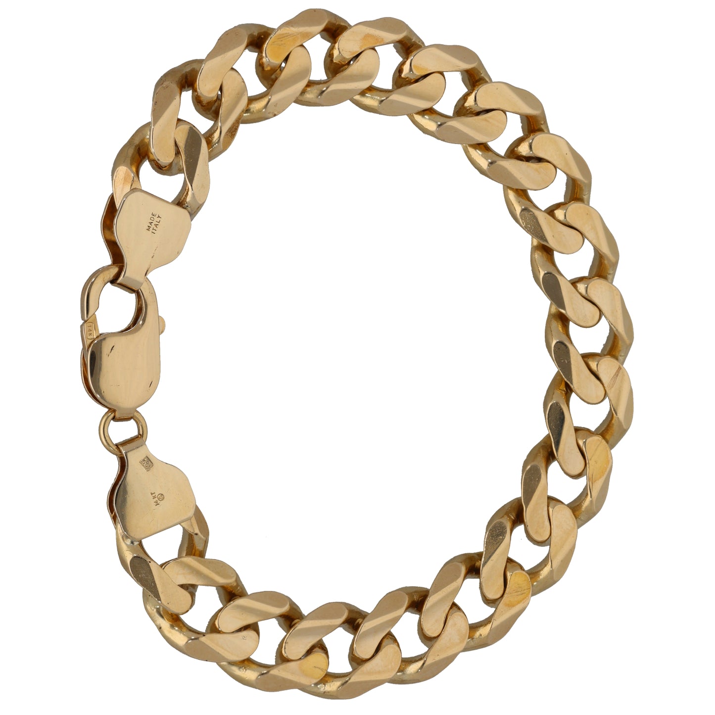 14ct Gold Curb Bracelet