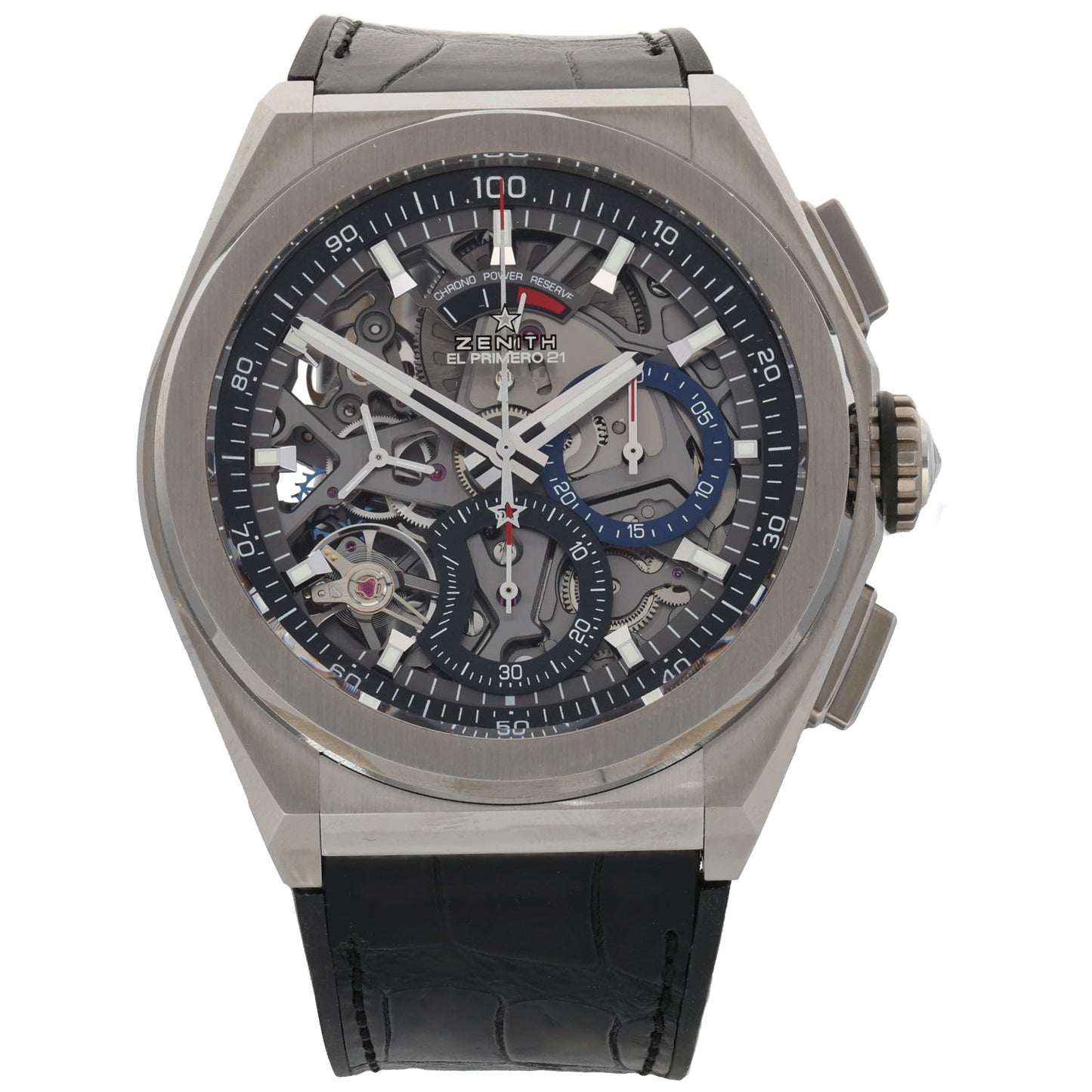 Zenith Defy El Primero 21 95.9000.9004/78 44mm Titanium Watch (Ex-Display)