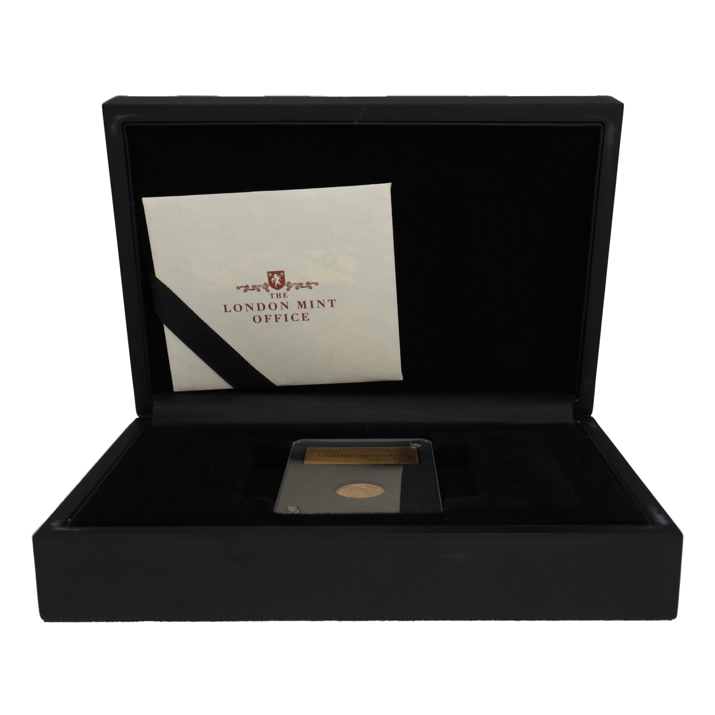22ct Gold Sir Winston Churchill Quarter Sovereign Coin 2024