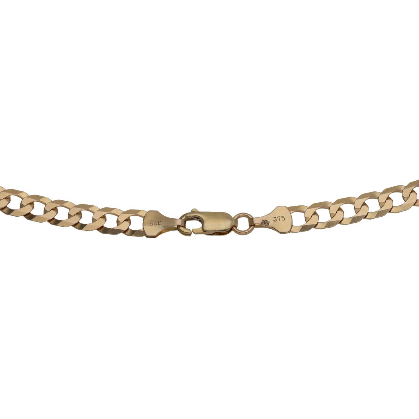 9ct Gold Curb Chain 20"