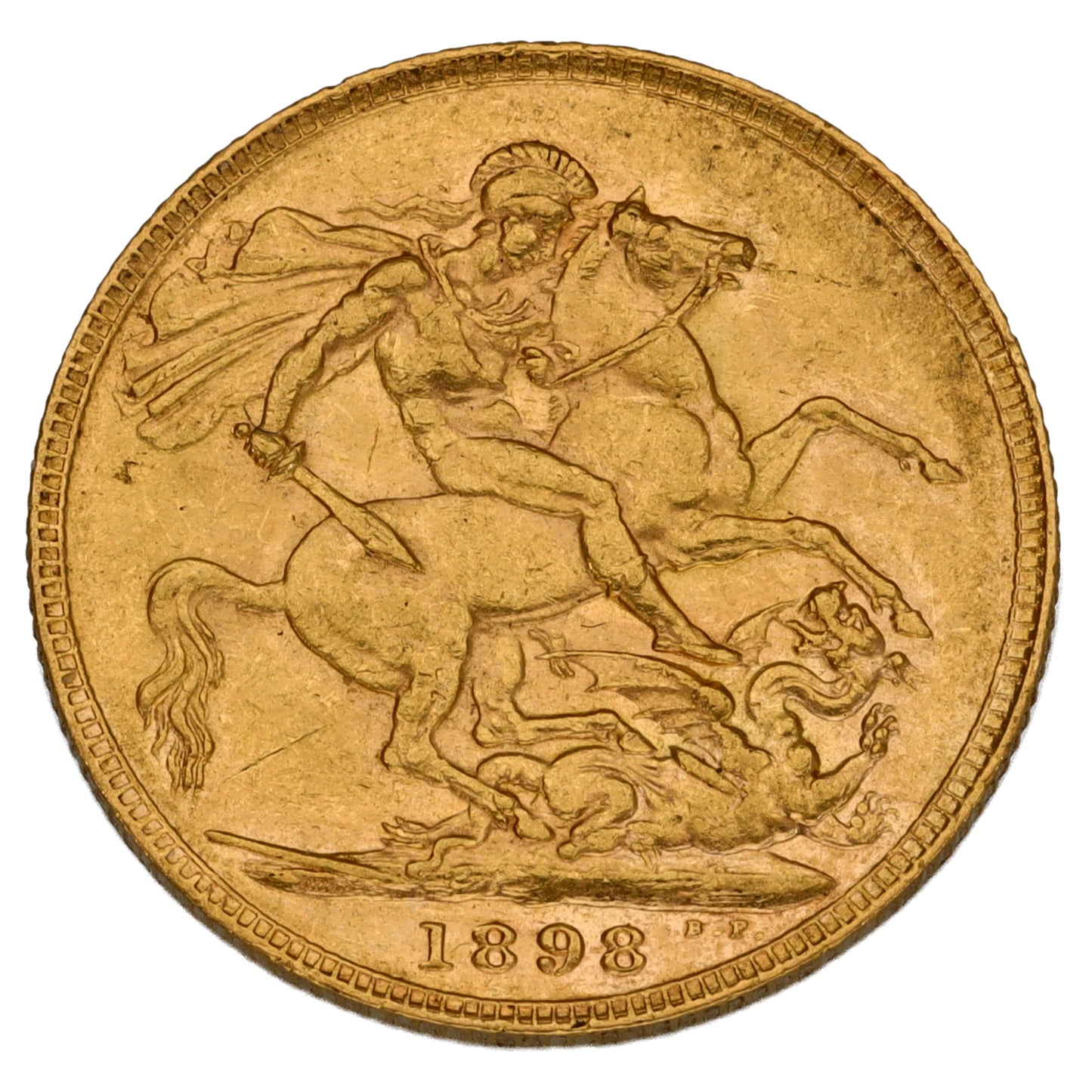 22ct Gold Queen Victoria Full Sovereign Coin 1898