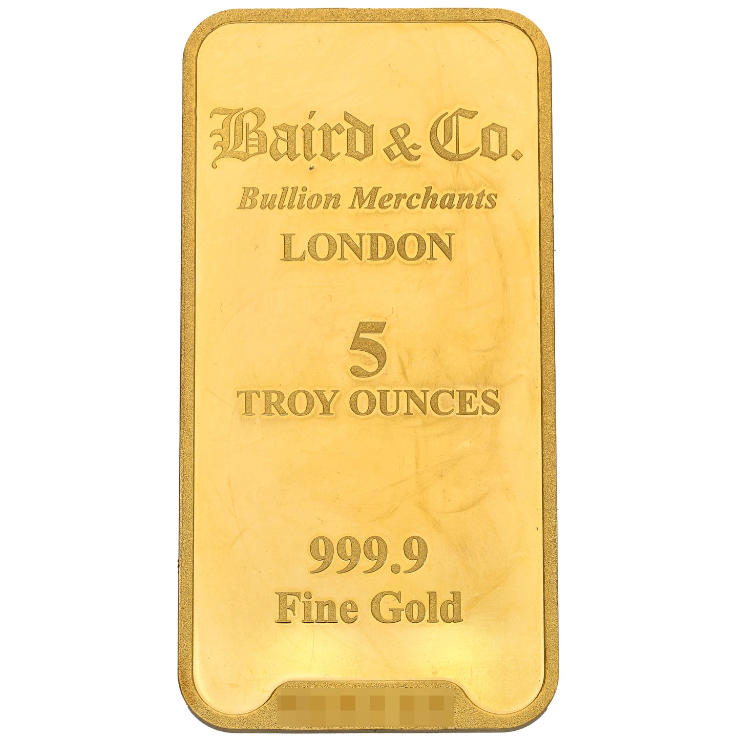 24ct 5 OZ Gold Bar