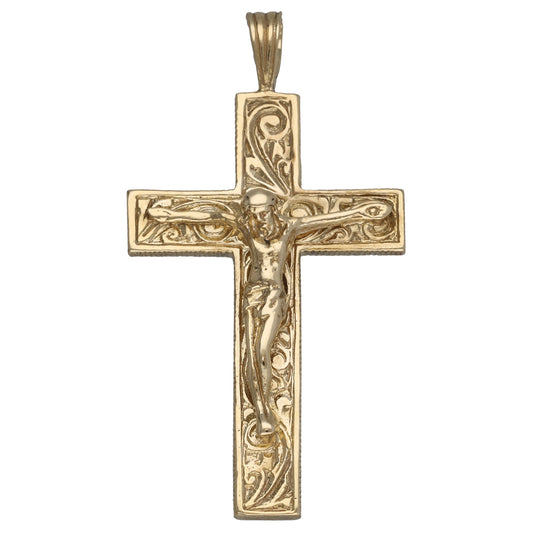9ct Gold Crucifix Pendant