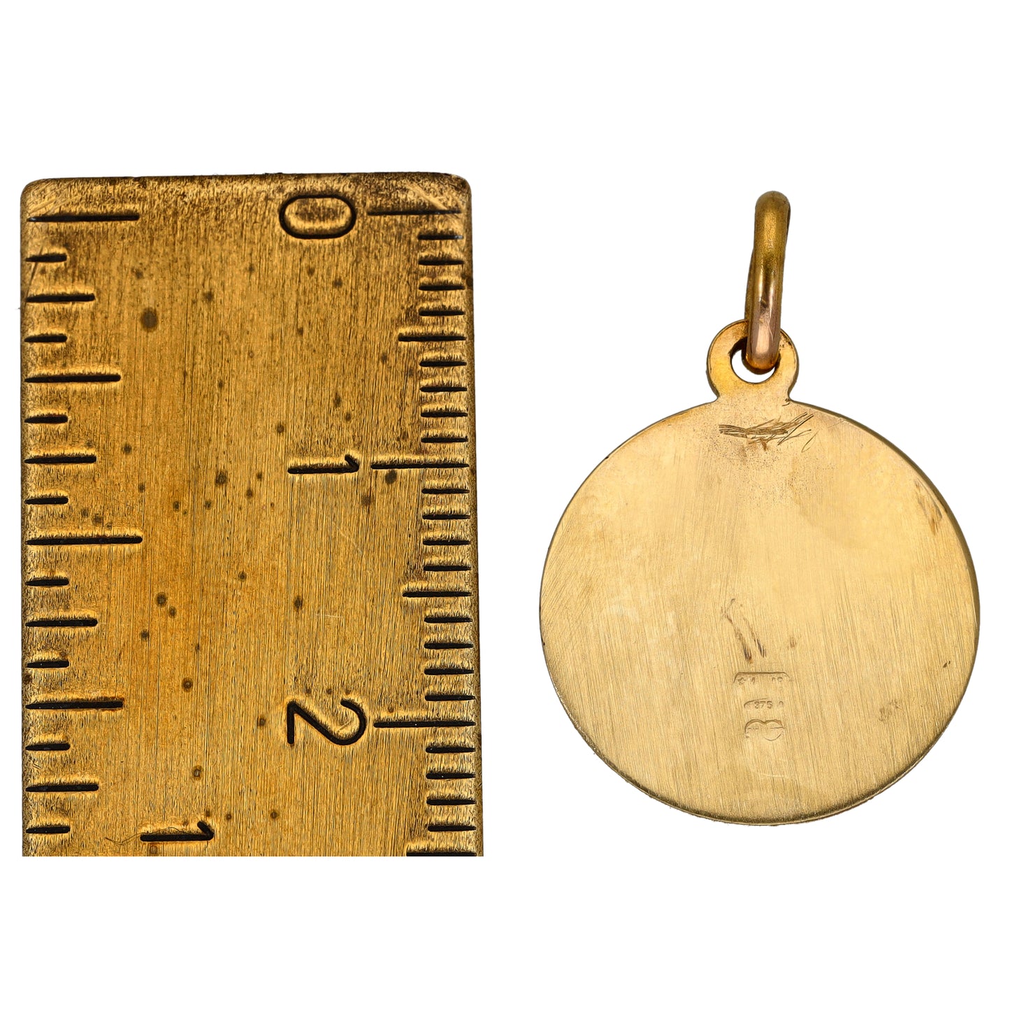 9ct Gold St Christopher Pendant