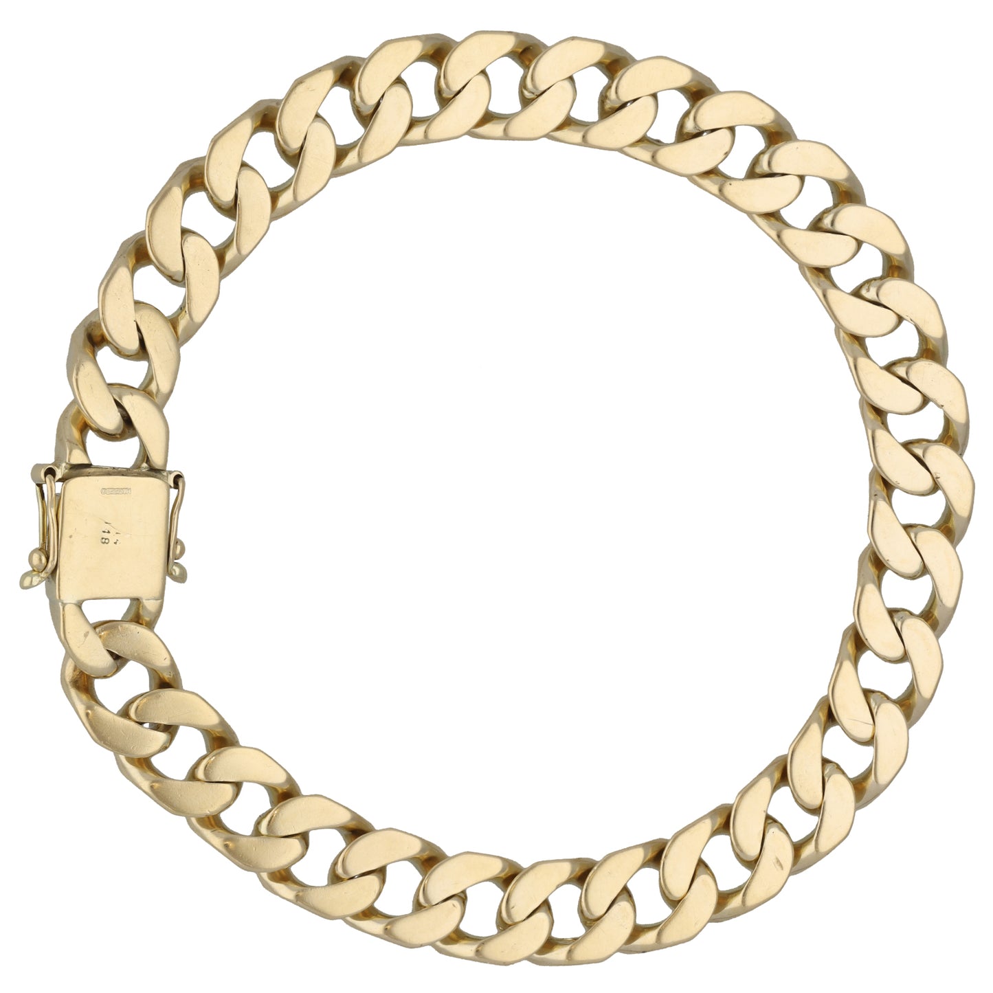 14ct Gold Curb Bracelet