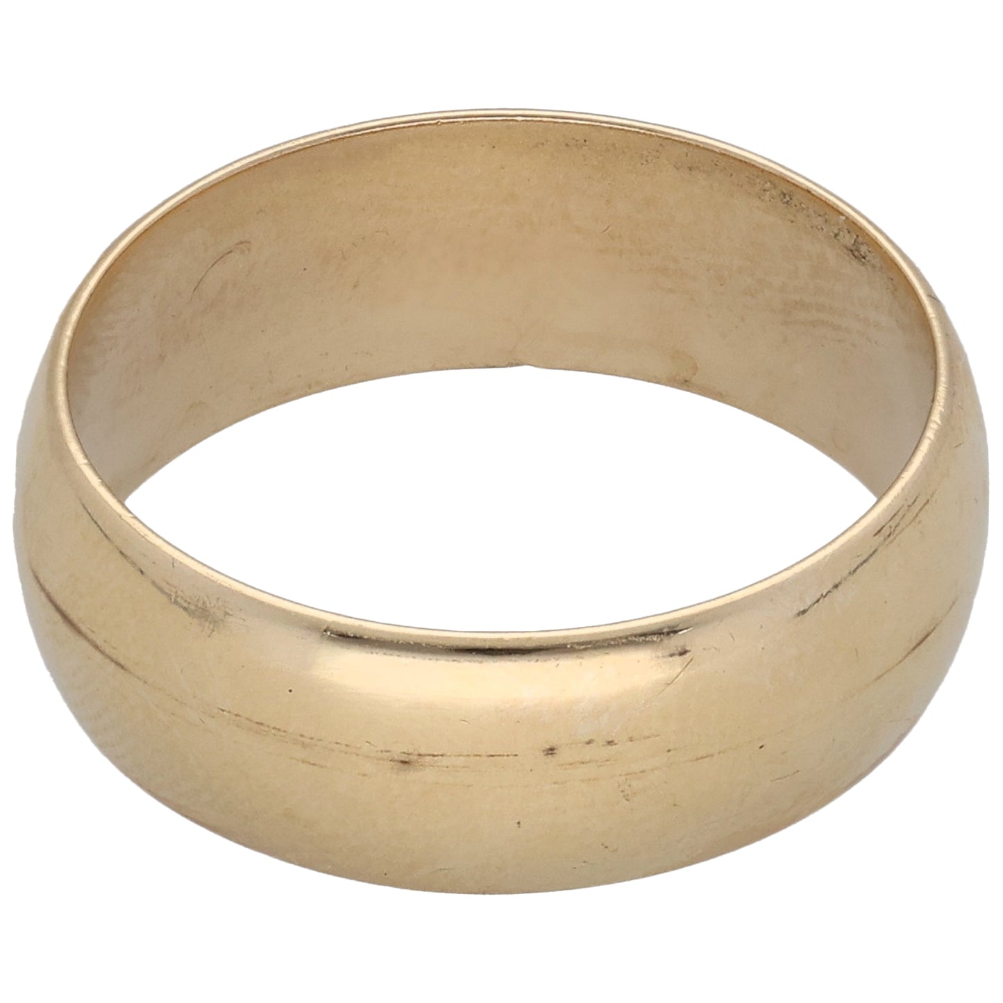 9ct Gold Plain Wedding Ring Size U