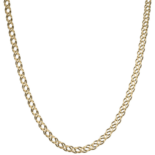 9ct Gold Double Curb Chain 18"