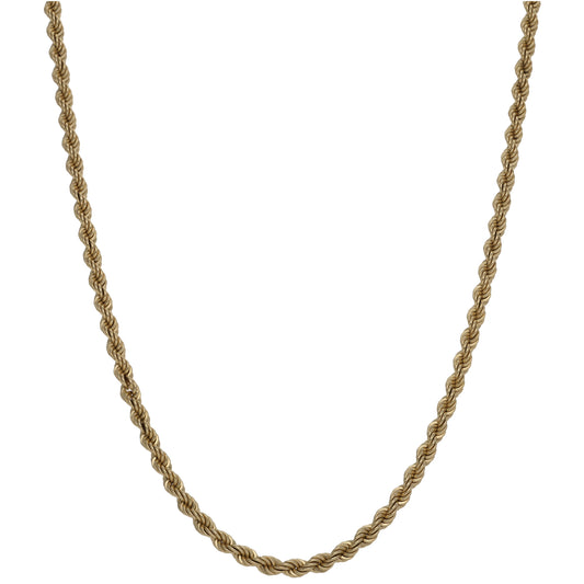 9ct Gold Rope Chain 24"