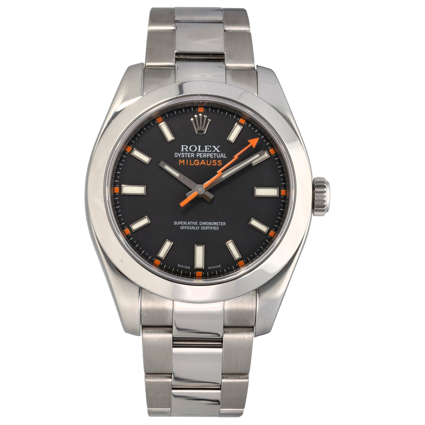 Rolex Milgauss 116400 40mm Stainless Steel Watch