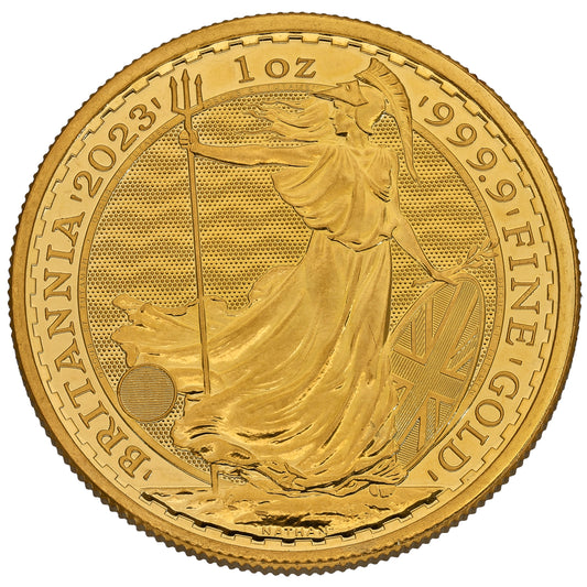 24ct Gold Queen Elizabeth II 1 OZ Britannia Coin 2023