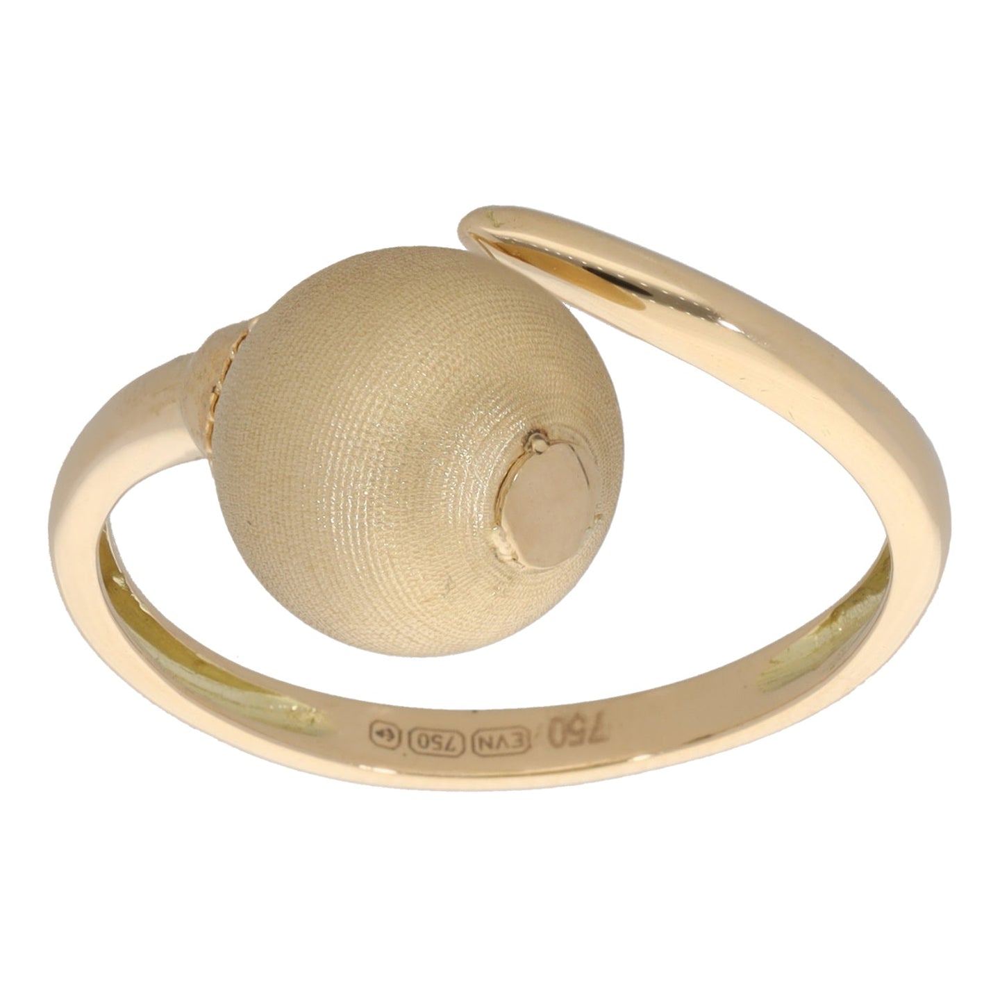 18ct Gold Cocktail Bead Ring