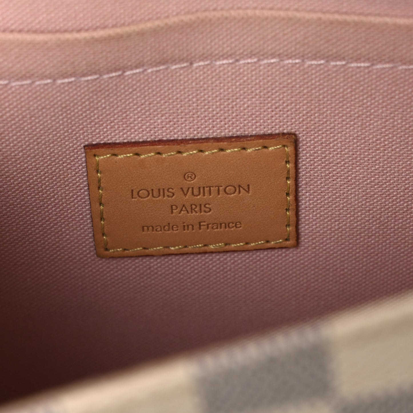 Louis Vuitton Croisette Damier Azur Coated Canvas Bag - White