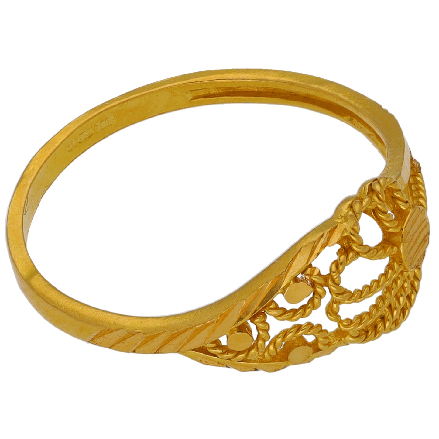 22ct Gold Alternative Ring Size O