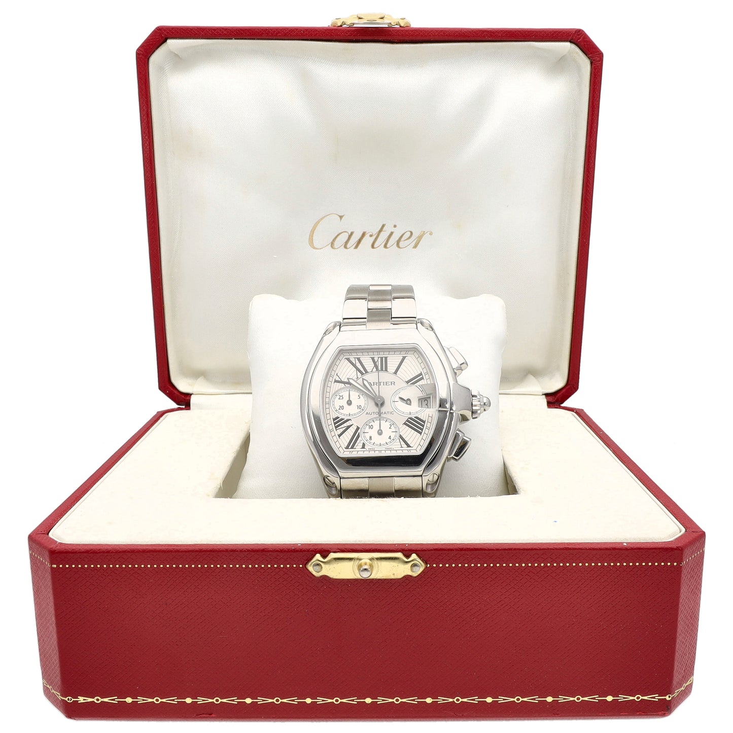 Cartier Roadster W62019X6 41mm Stainless Steel Watch