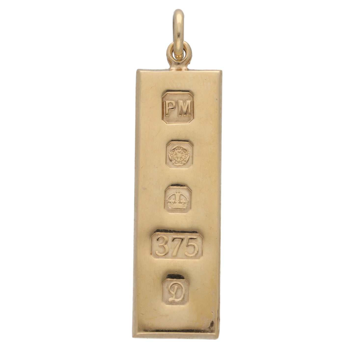 9ct Gold Ingot Pendant