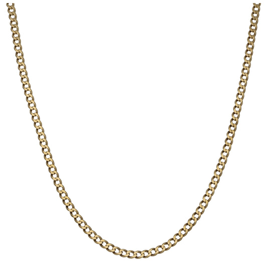 9ct Gold Curb Chain 24"