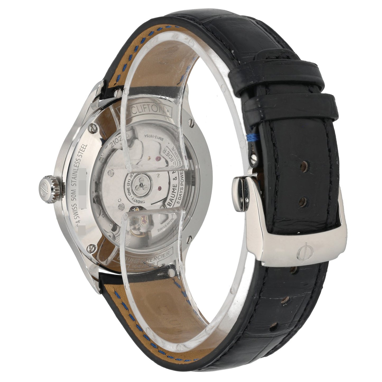 Baume Et Mercier Clifton 65884 40mm Stainless Steel Watch